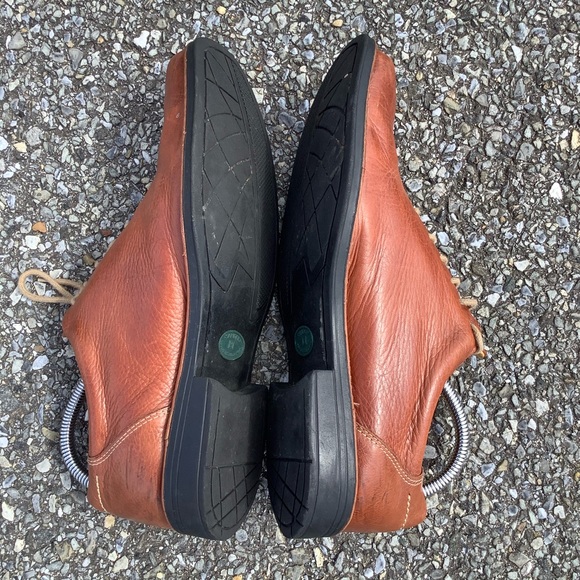 Sandro Comfort So SOFT Leather And Gel Brown Lace Up Men's 8.5D Oxford Shoe - Picture 7 of 11